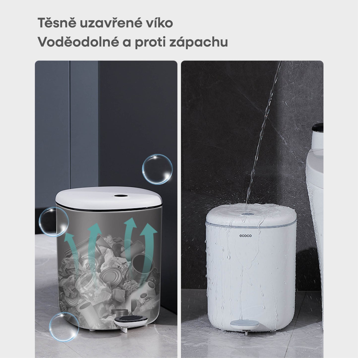 Odpadkový koš s pedálem – malý