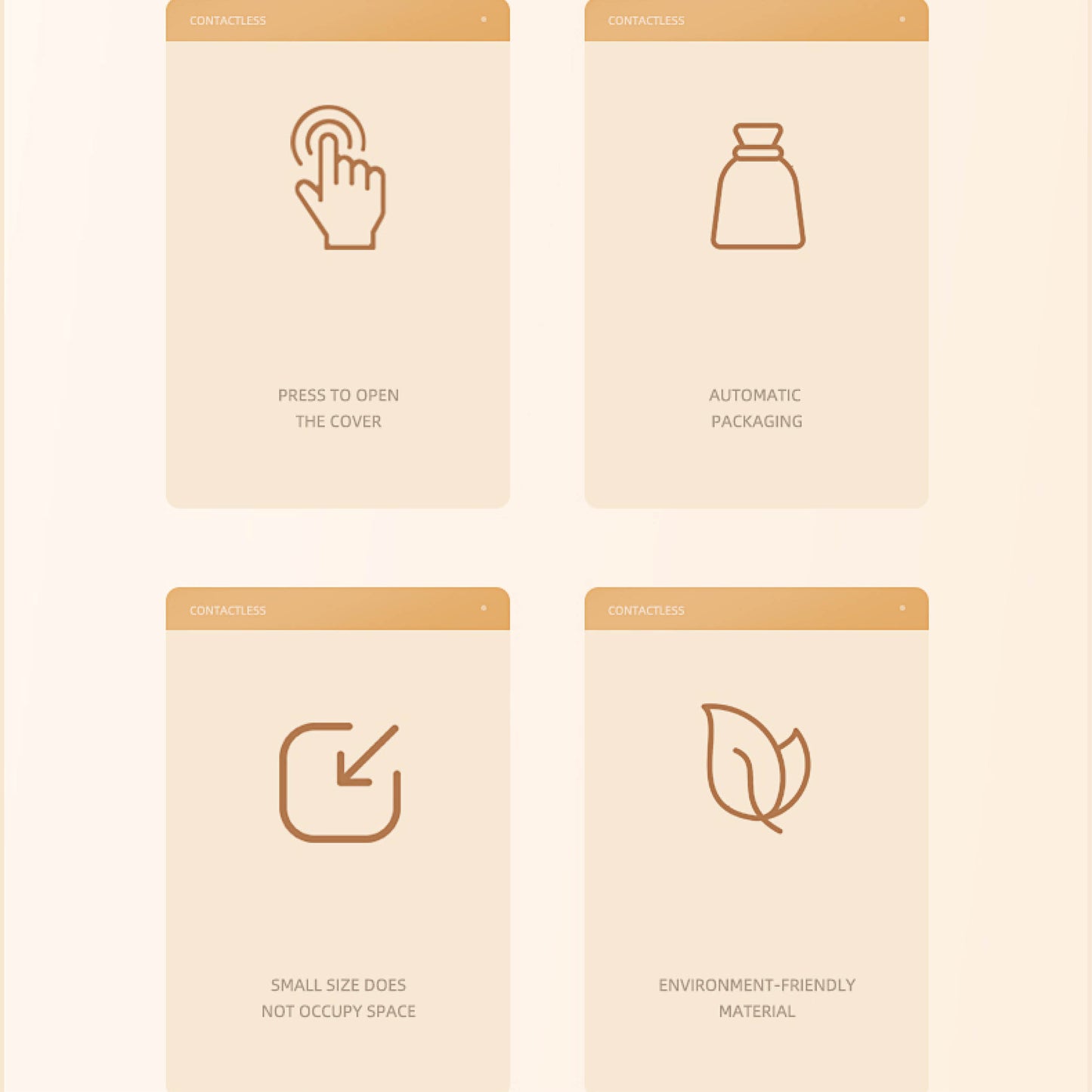 Úzký odpadkový koš – malý