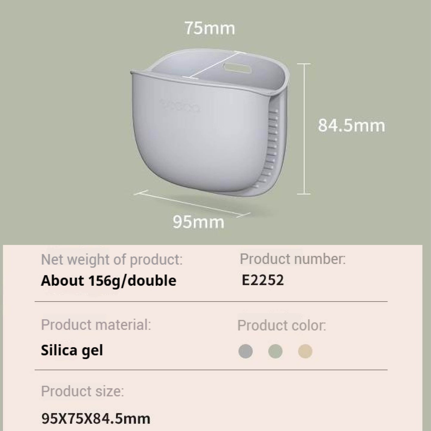 Silikonová chňapka