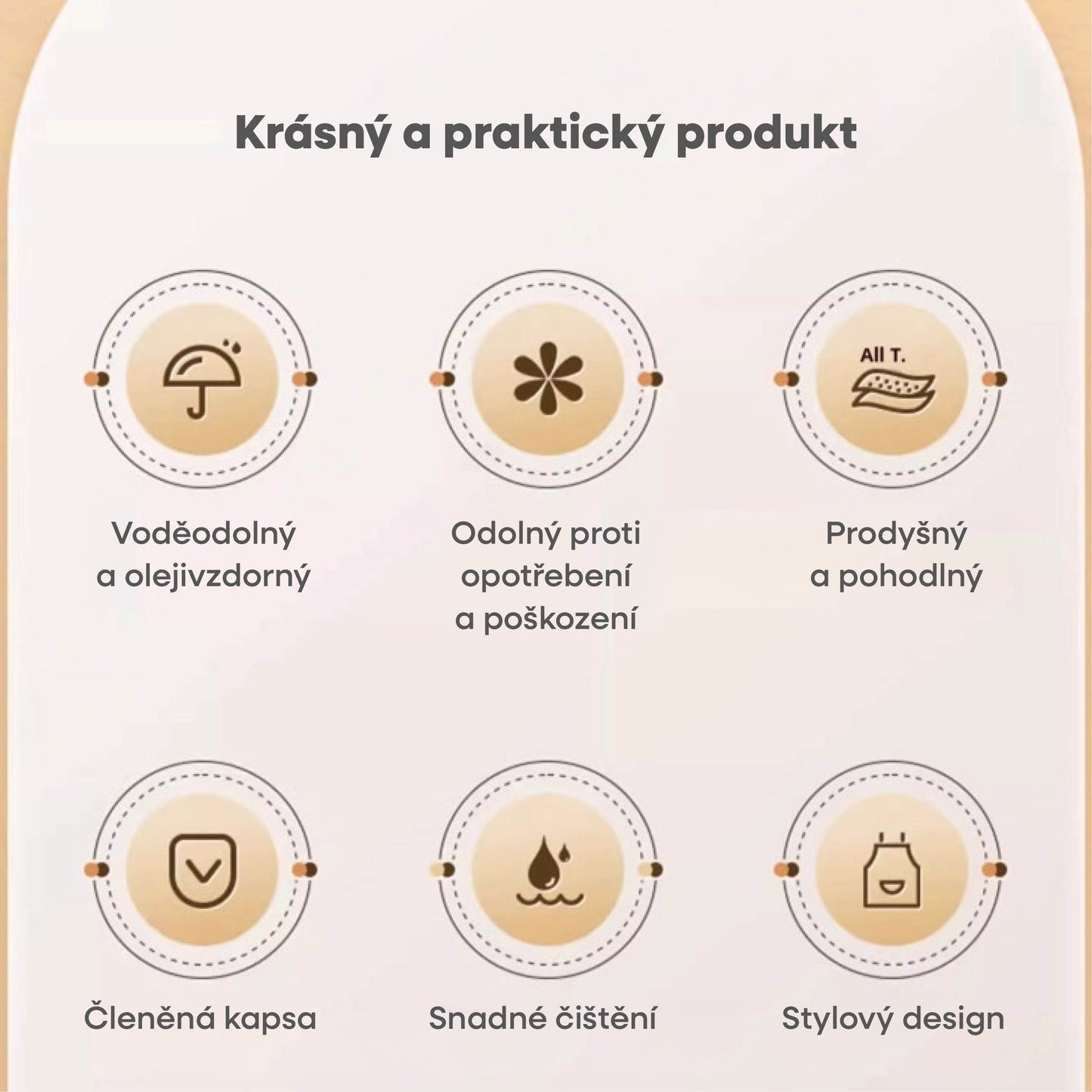 Voděodolná zástěra