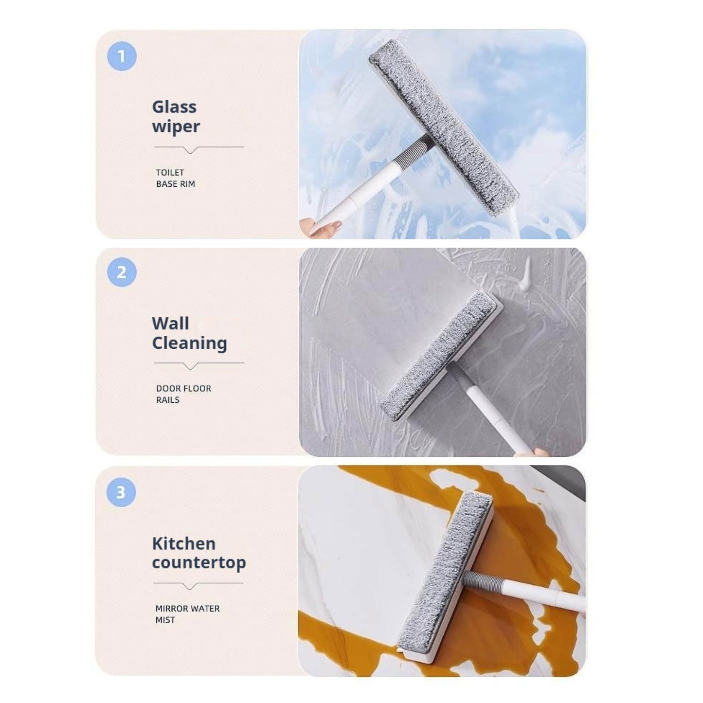 Teleskopická okenní stěrka