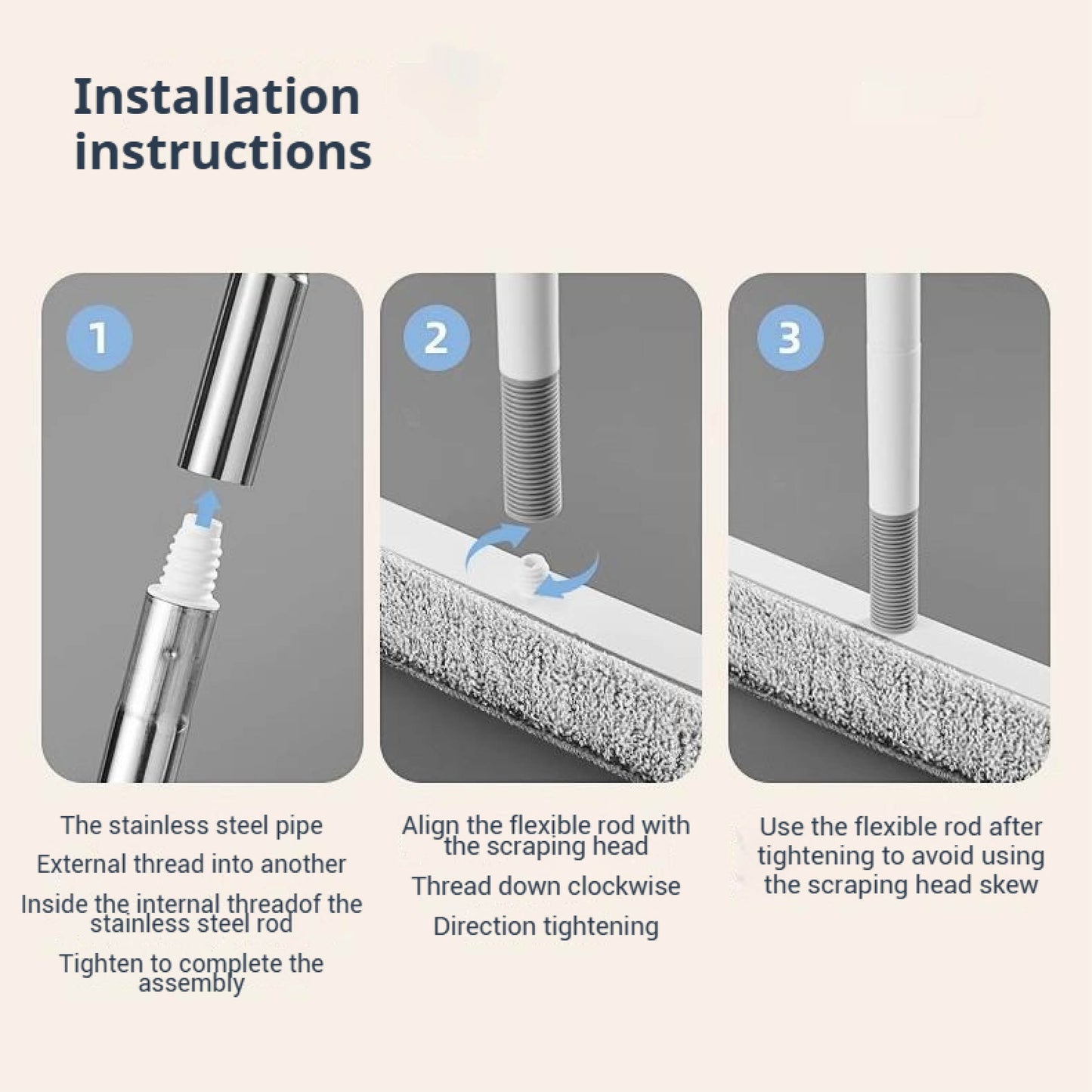 Teleskopická okenní stěrka