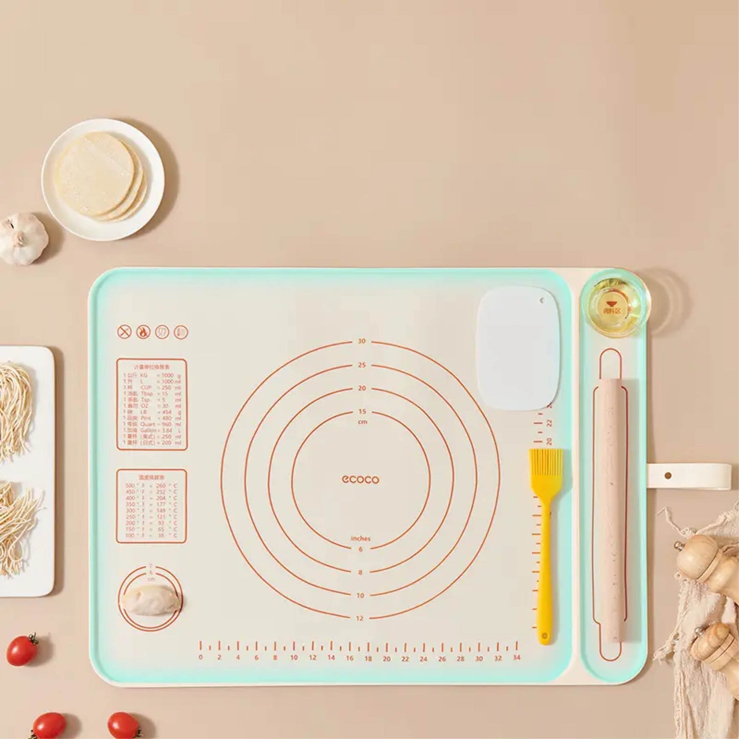 Silikonový vál na těsto (700x500mm)