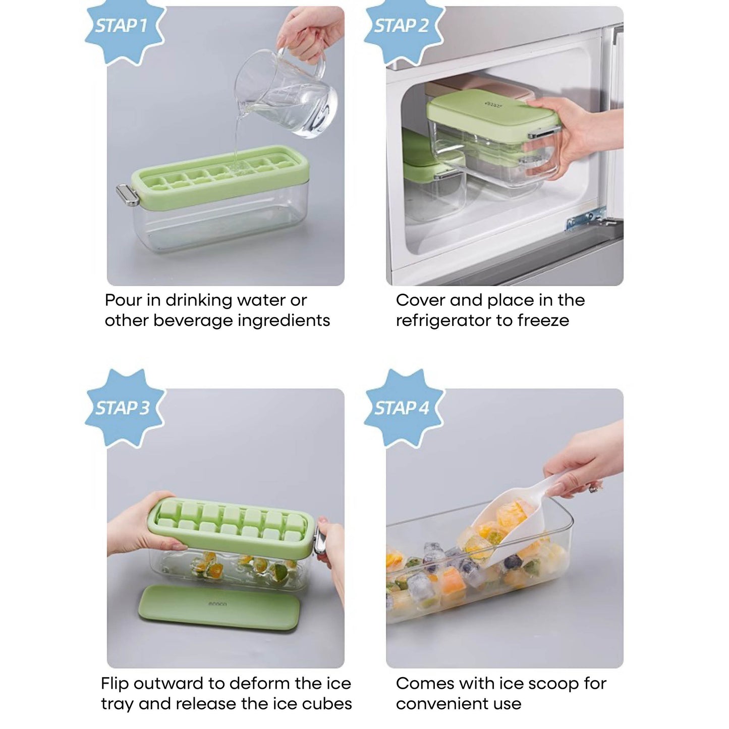 Forma na led s výklopem (21 přihrádek)