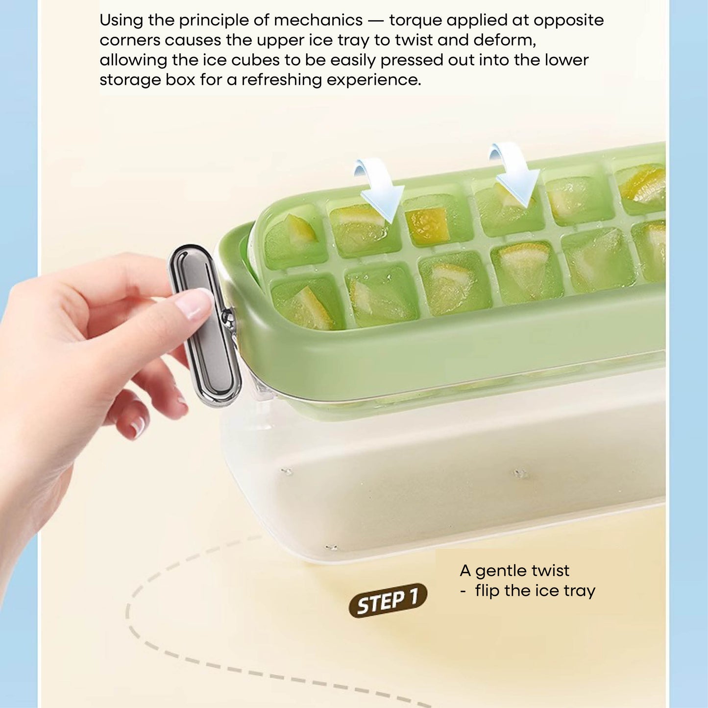 Forma na led s výklopem (21 přihrádek)