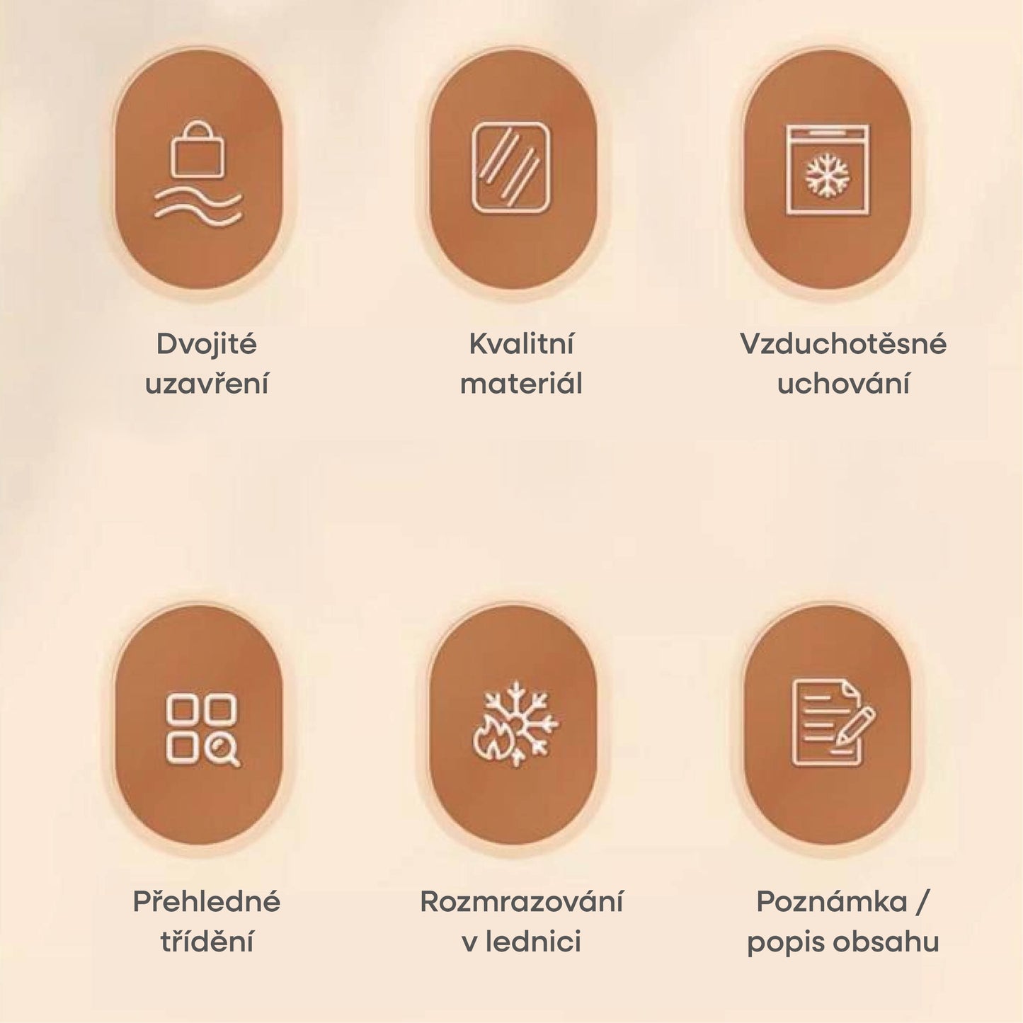 Sáčky na potraviny na se zipem