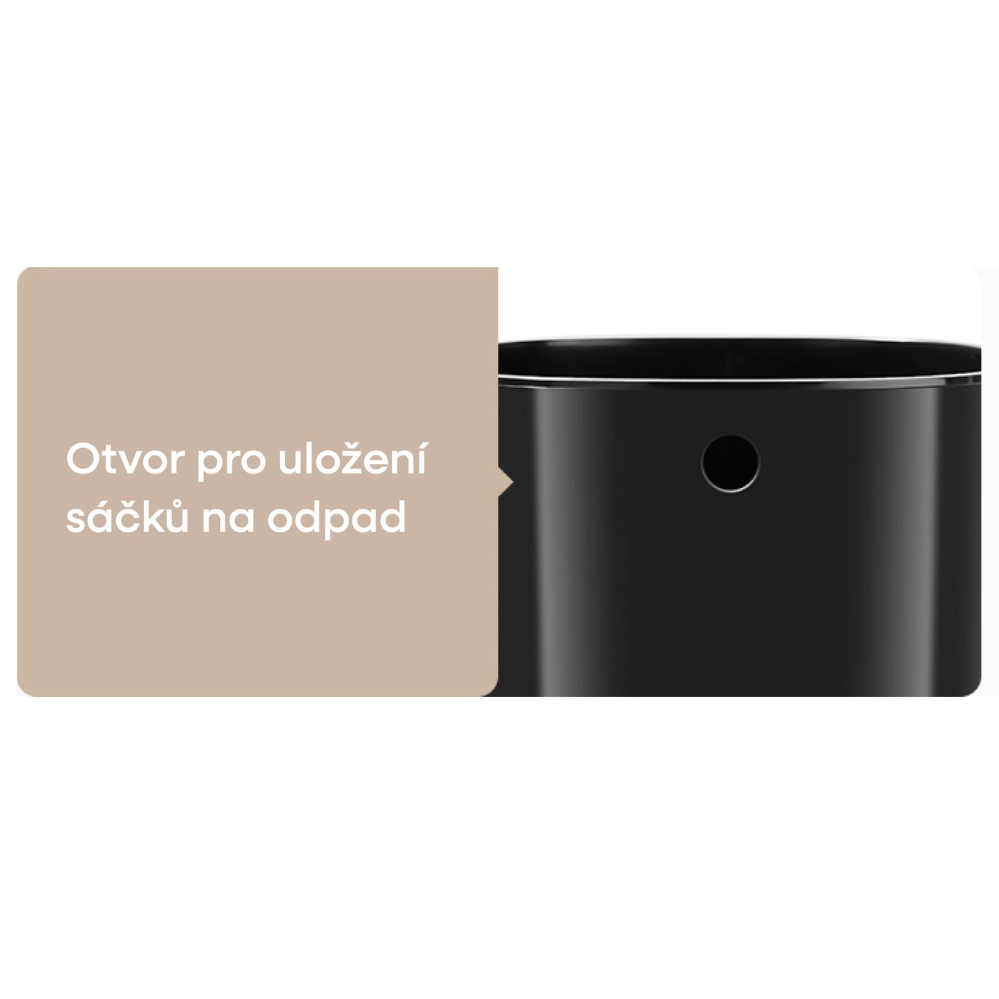 Odpadkový koš s pedálem – malý