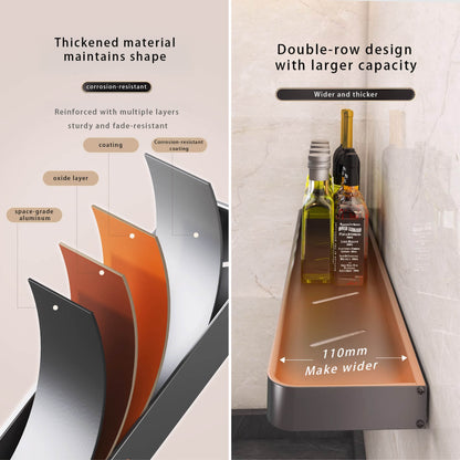 Odnímatelná nástěnná polička (40 cm)