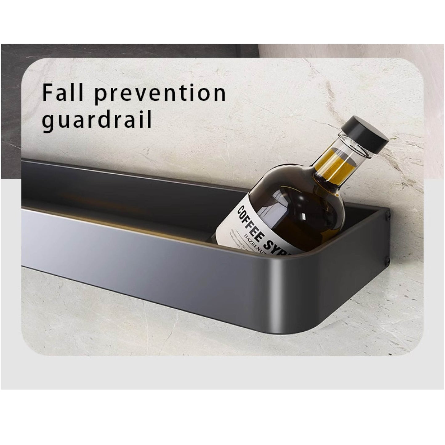 Odnímatelná nástěnná polička (40 cm)