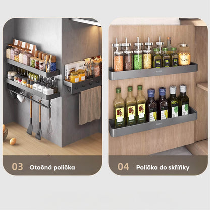 Odnímatelná nástěnná polička (60 cm)