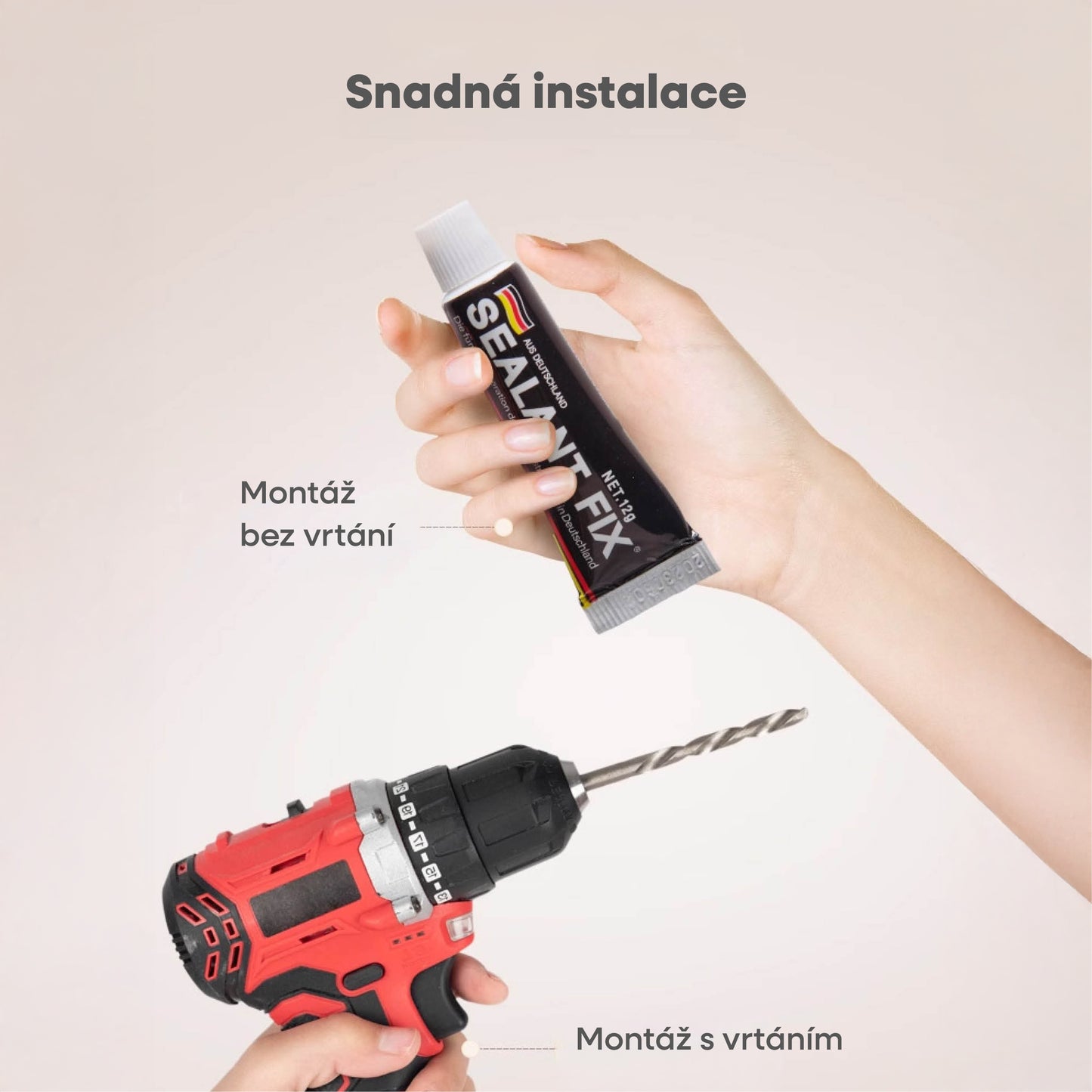 Odnímatelná nástěnná polička (60 cm)