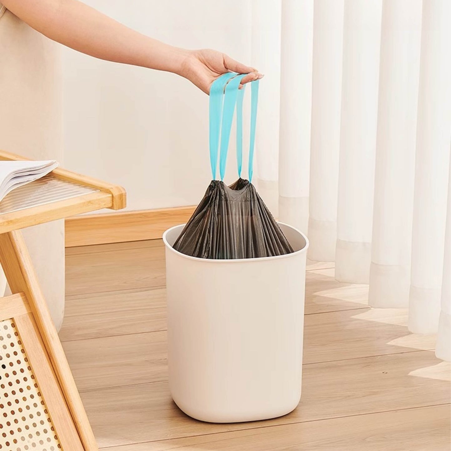 Pytel na odpad se stahovací šňůrkou (210x250mm)