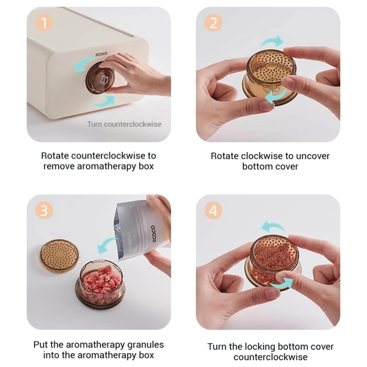 Vonné sáčky do úložných boxů (Eben & Agarové dřevo)