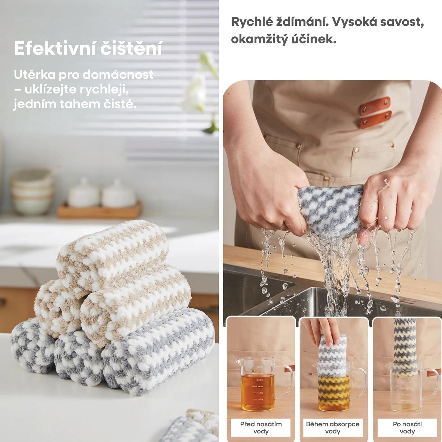 Hadry na úklid domácnosti (5ks)