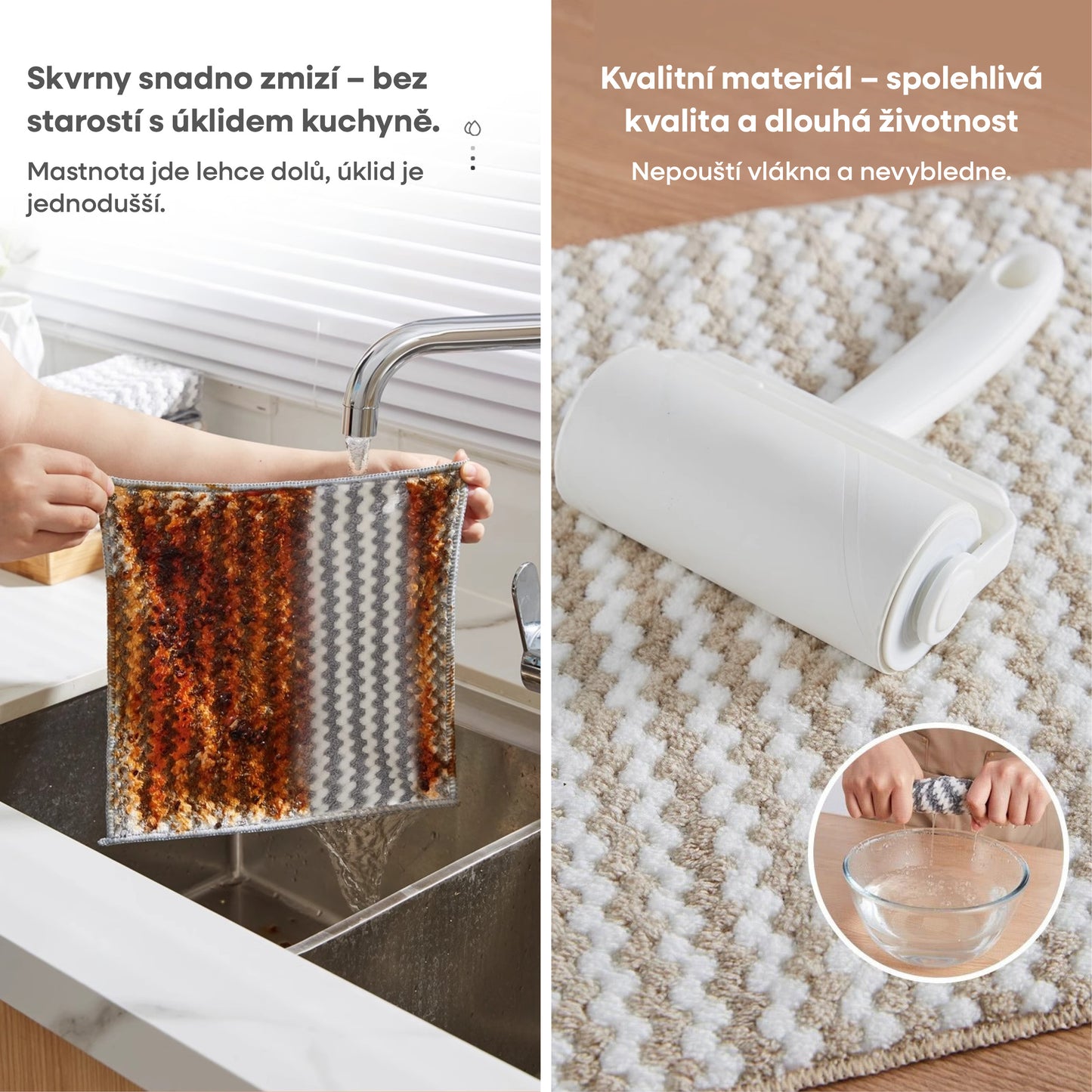 Hadry na úklid domácnosti (5ks)