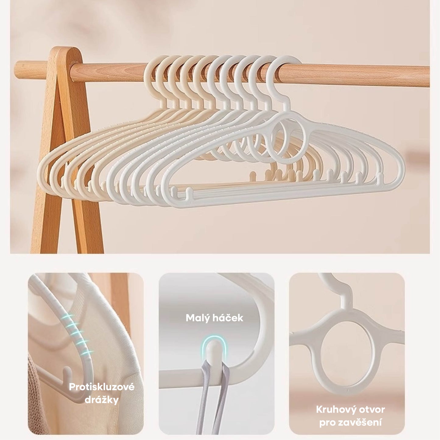 Protiskluzová ramínka