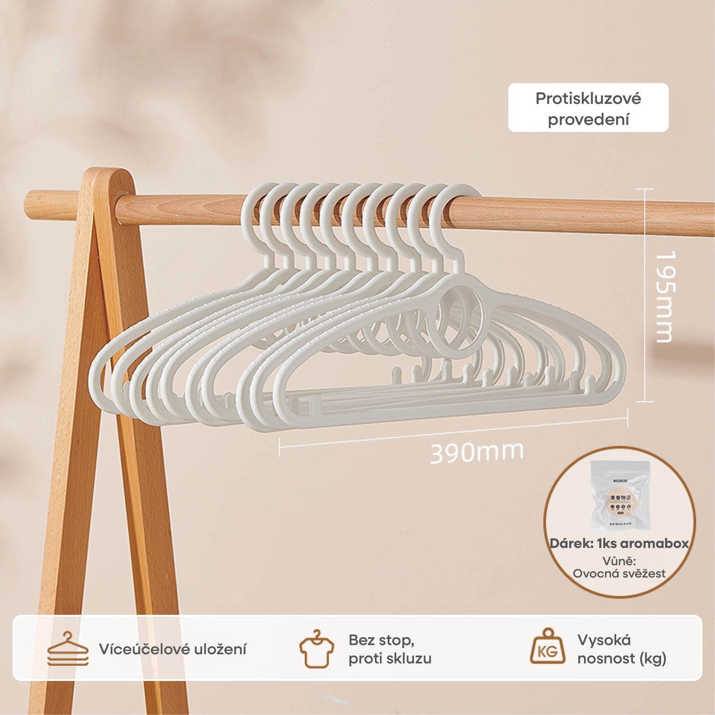 Protiskluzová ramínka