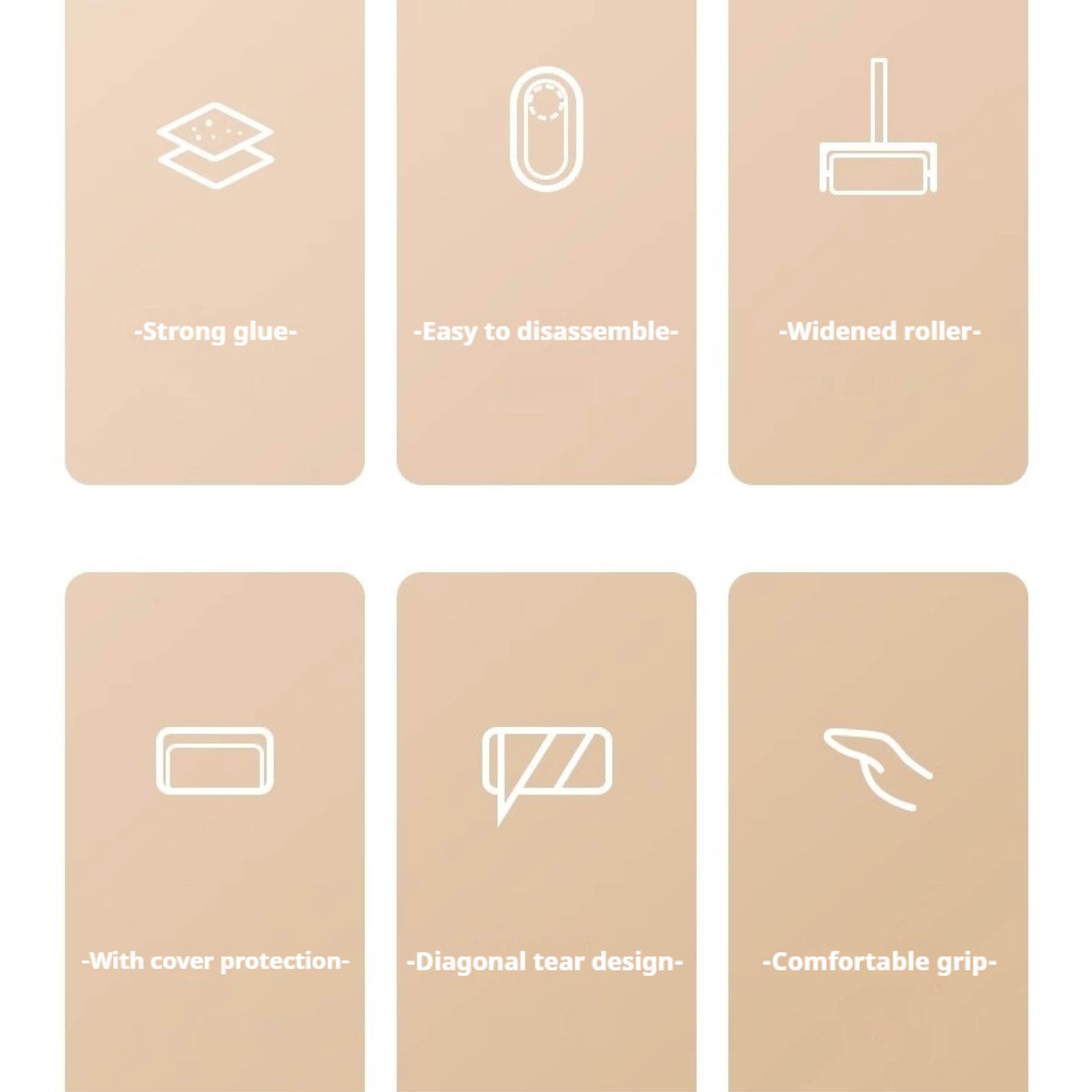 Čistící váleček na textil (krátký)