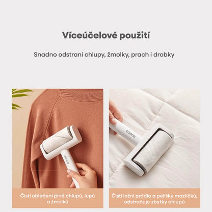 Čistící váleček na textil (krátký)