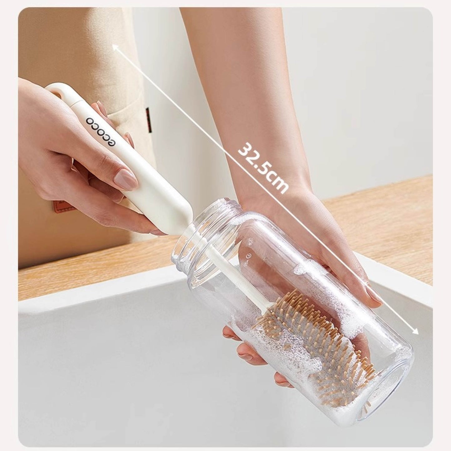 Kartáč na čištění lahví