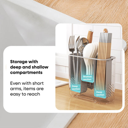 Nástěnný držák na příbory