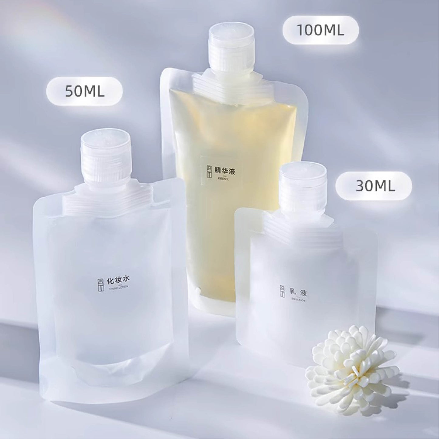 Cestovní stlačitelné sáčky 100ml