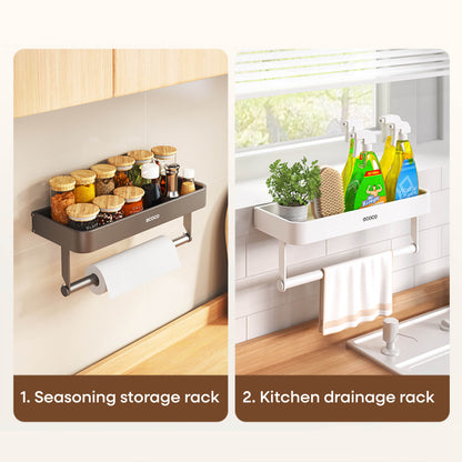 Nástěnný stojan na koření s držákem na papírové utěrky