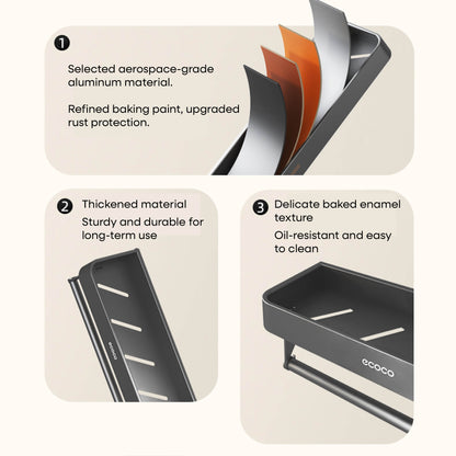 Nástěnný stojan na koření s držákem na papírové utěrky