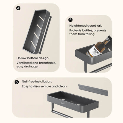 Nástěnný stojan na koření s držákem na papírové utěrky