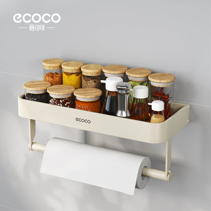 Nástěnný stojan na koření s držákem na papírové utěrky