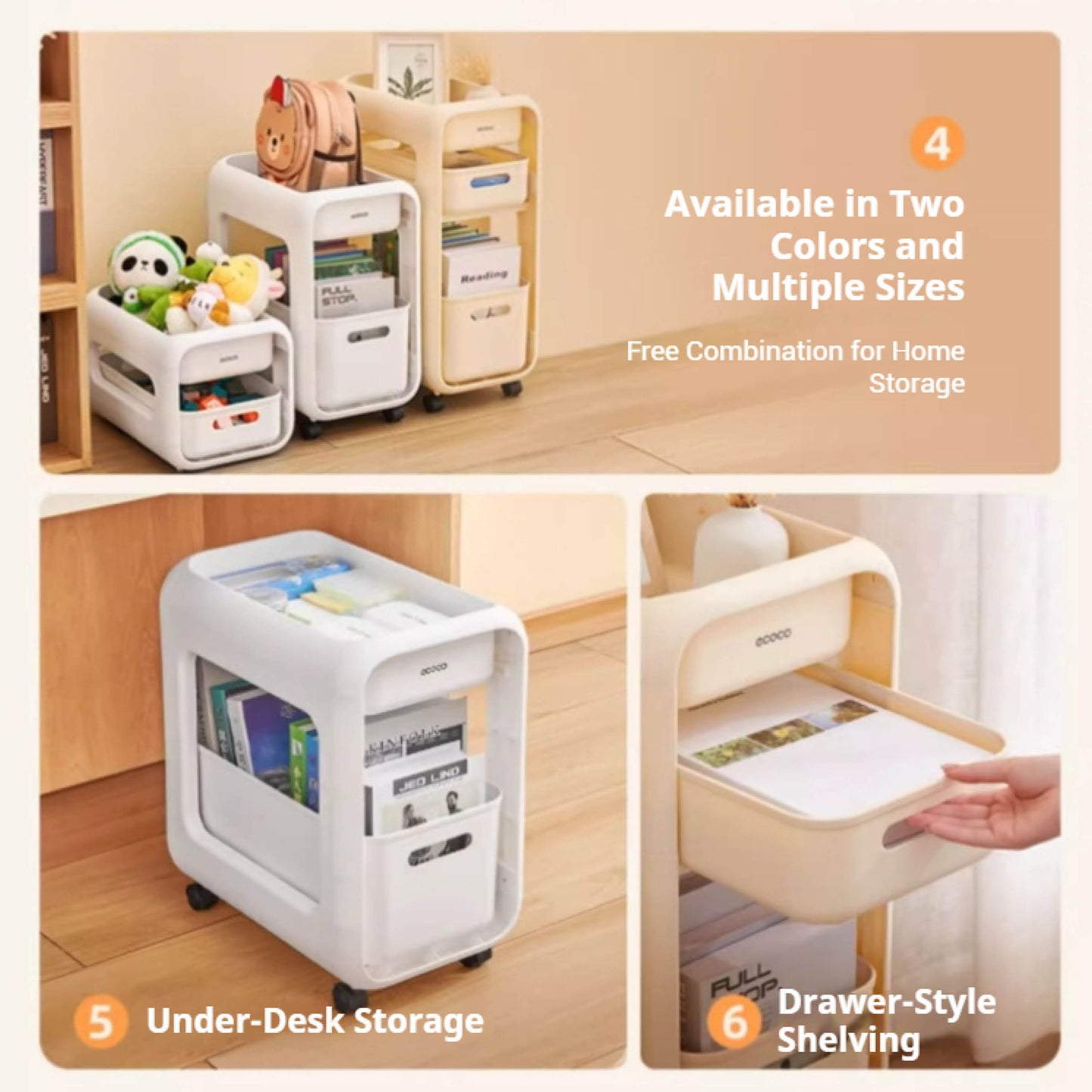 Úložný regál na batohy (velikost M)