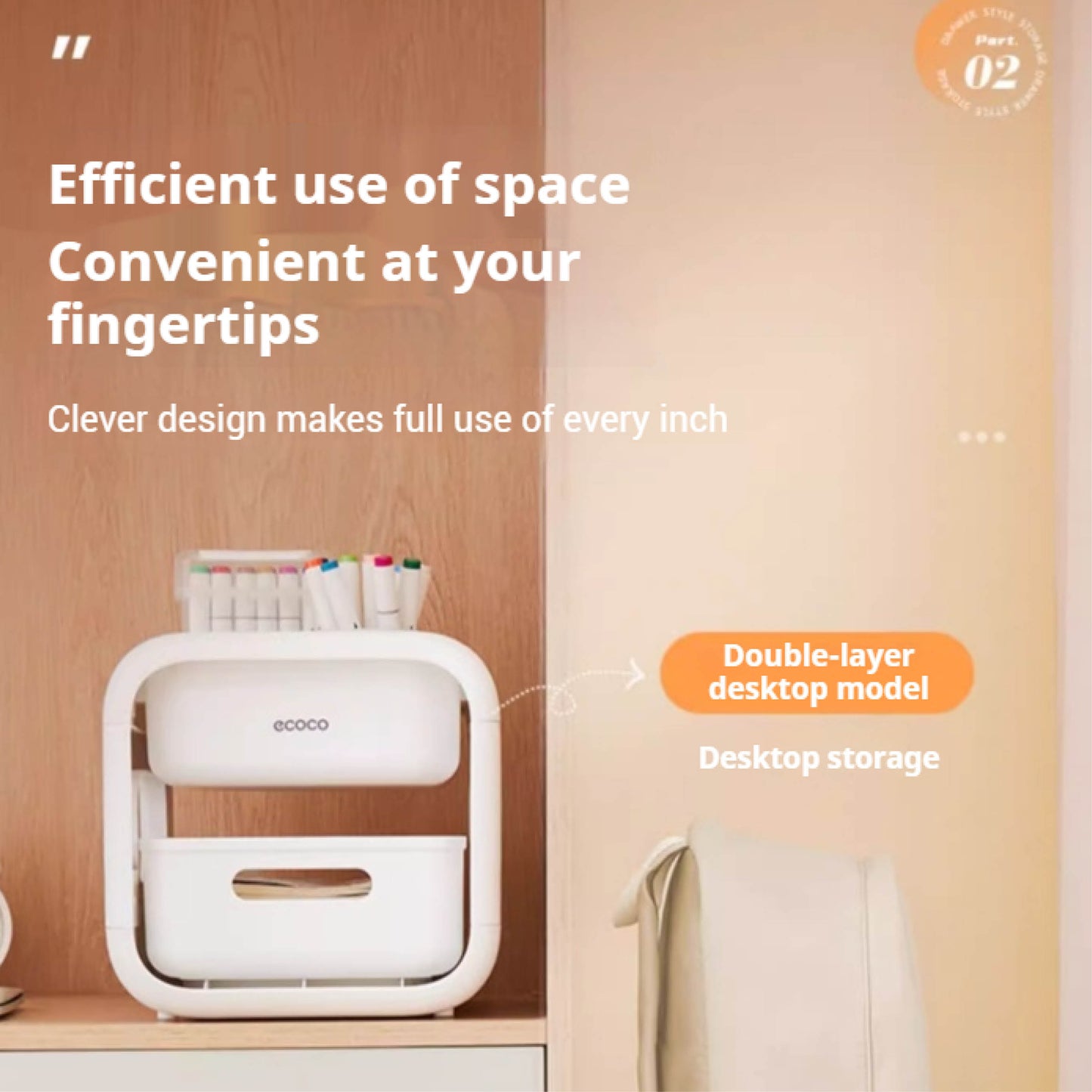 Úložný regál na batohy (velikost M)