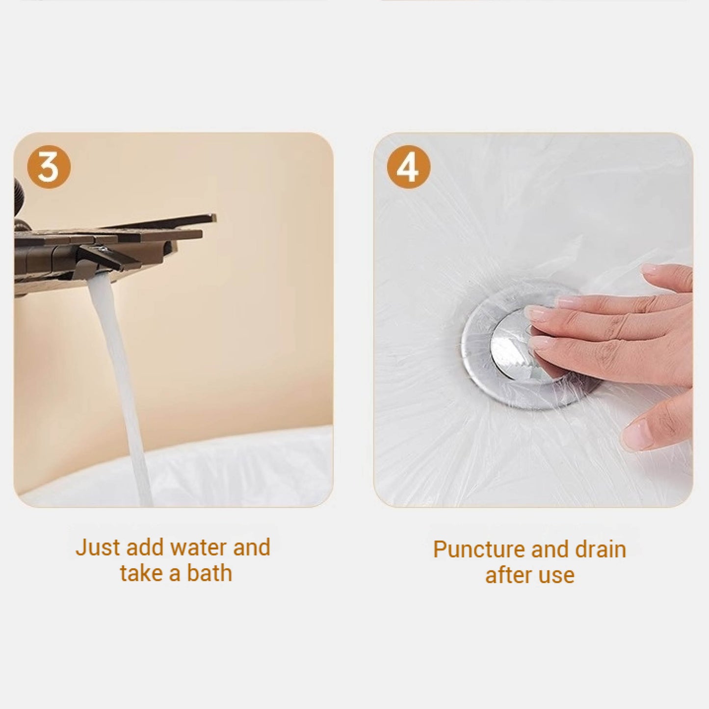 Jednorázový kryt na vany