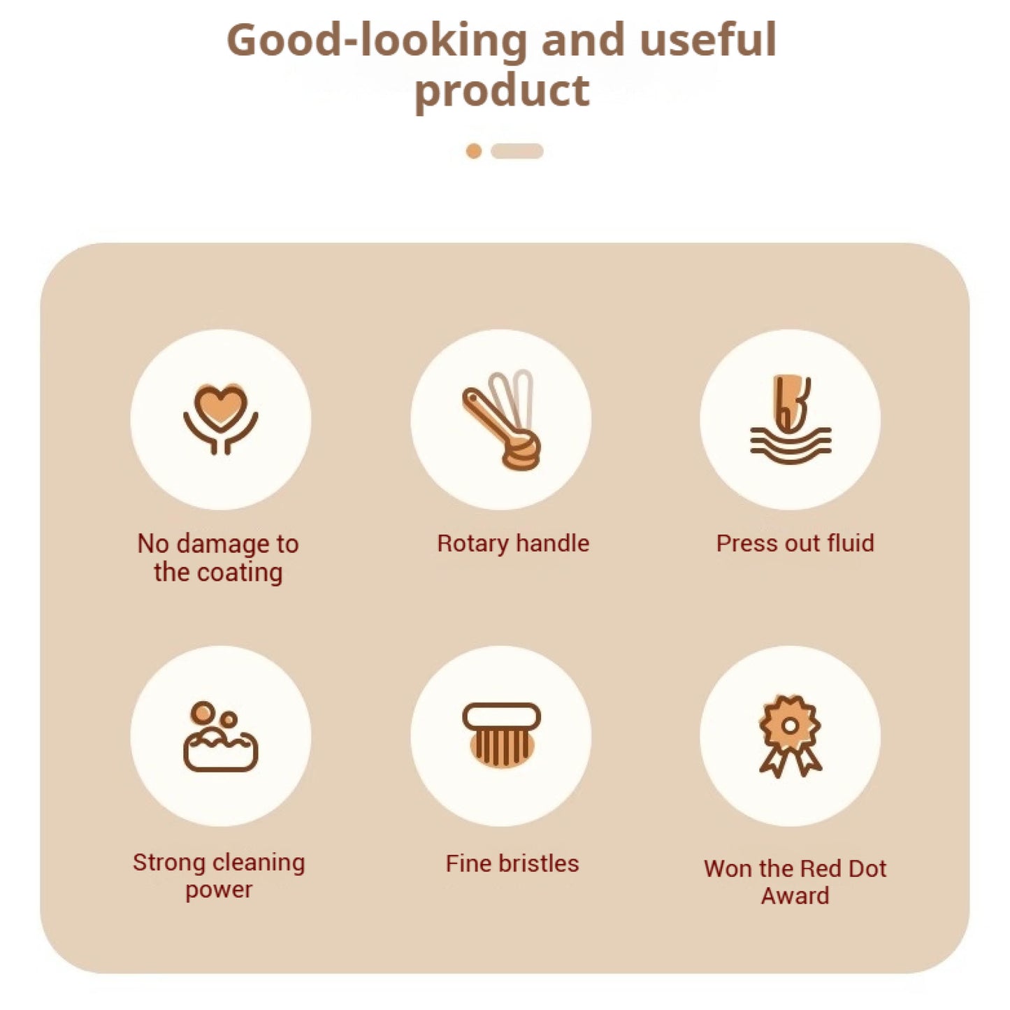 Sada dvou kartáčů na nádobí