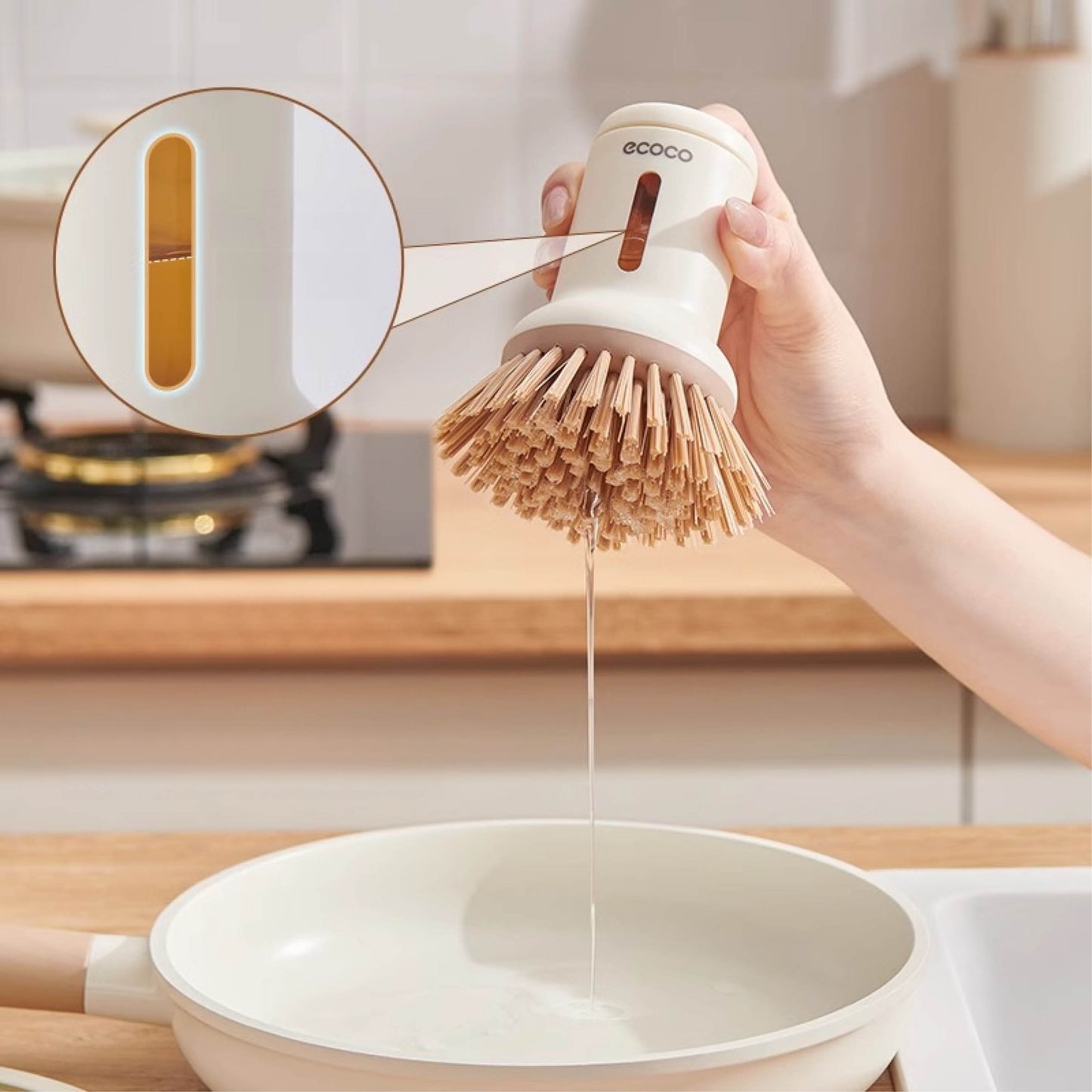 Sada dvou kartáčů na nádobí