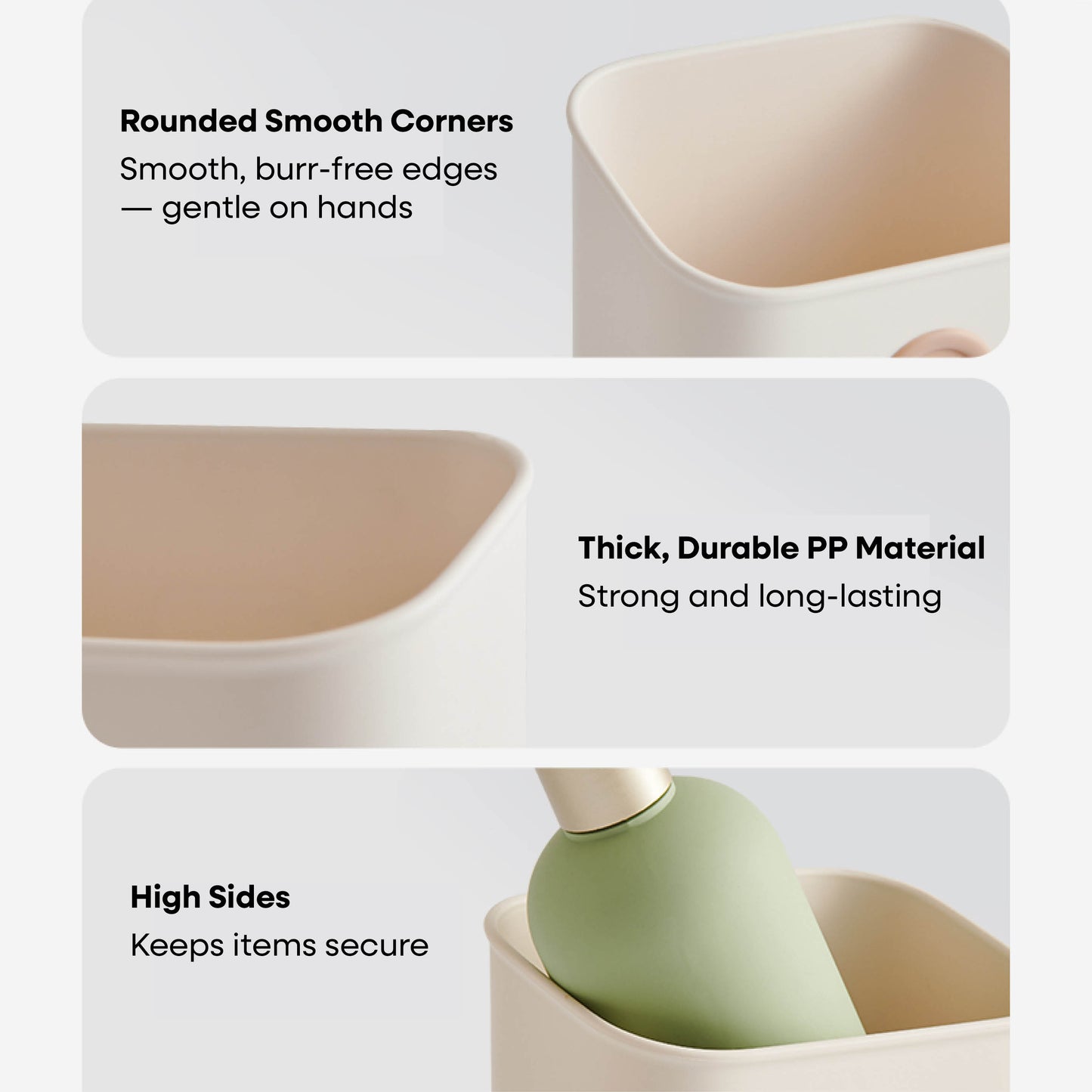 Úložný box na zeď – bez vrtání