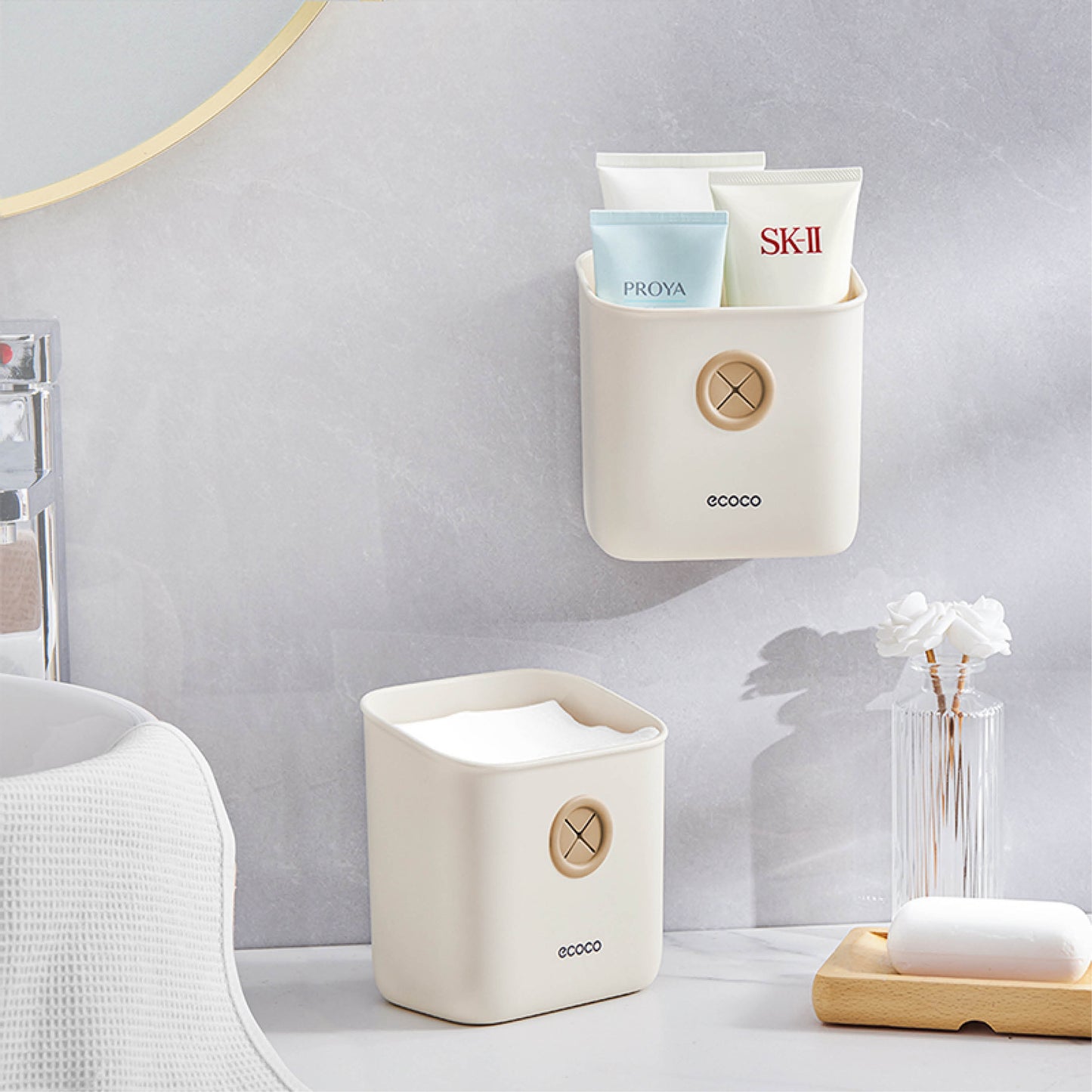 Úložný box na zeď – bez vrtání