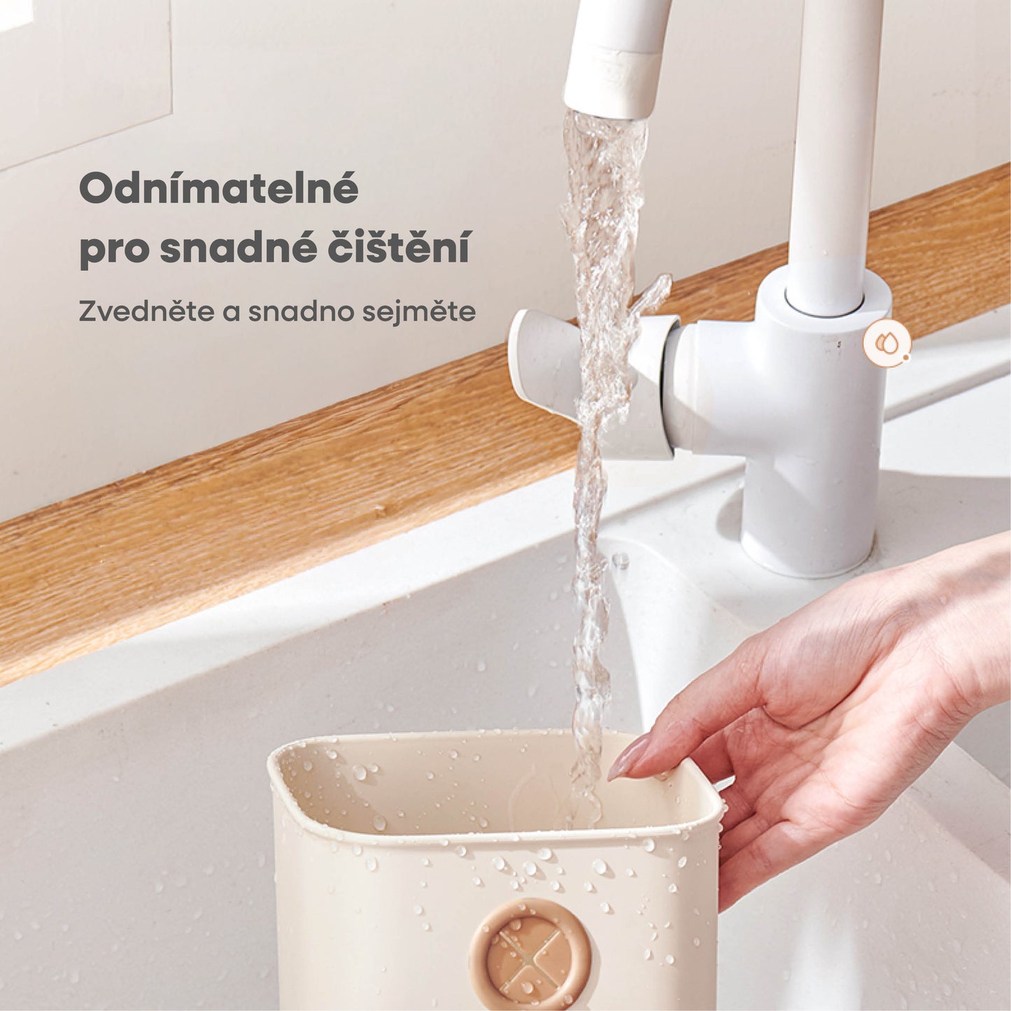 Úložný box na zeď – bez vrtání