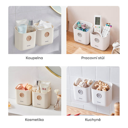 Úložný box na zeď – bez vrtání