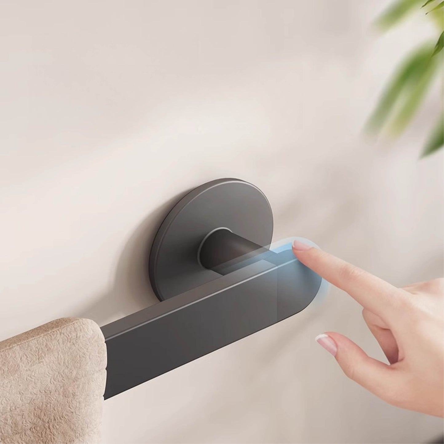 Věšák na ručníky bez vrtání (40cm)