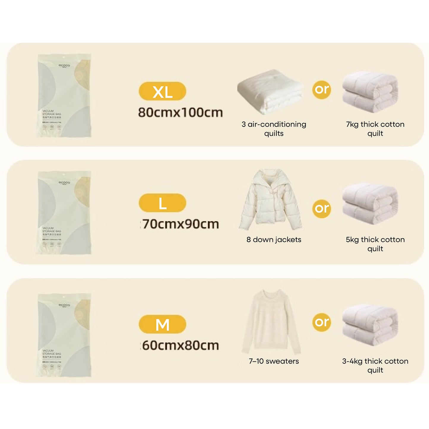 Vakuový úložný pytel