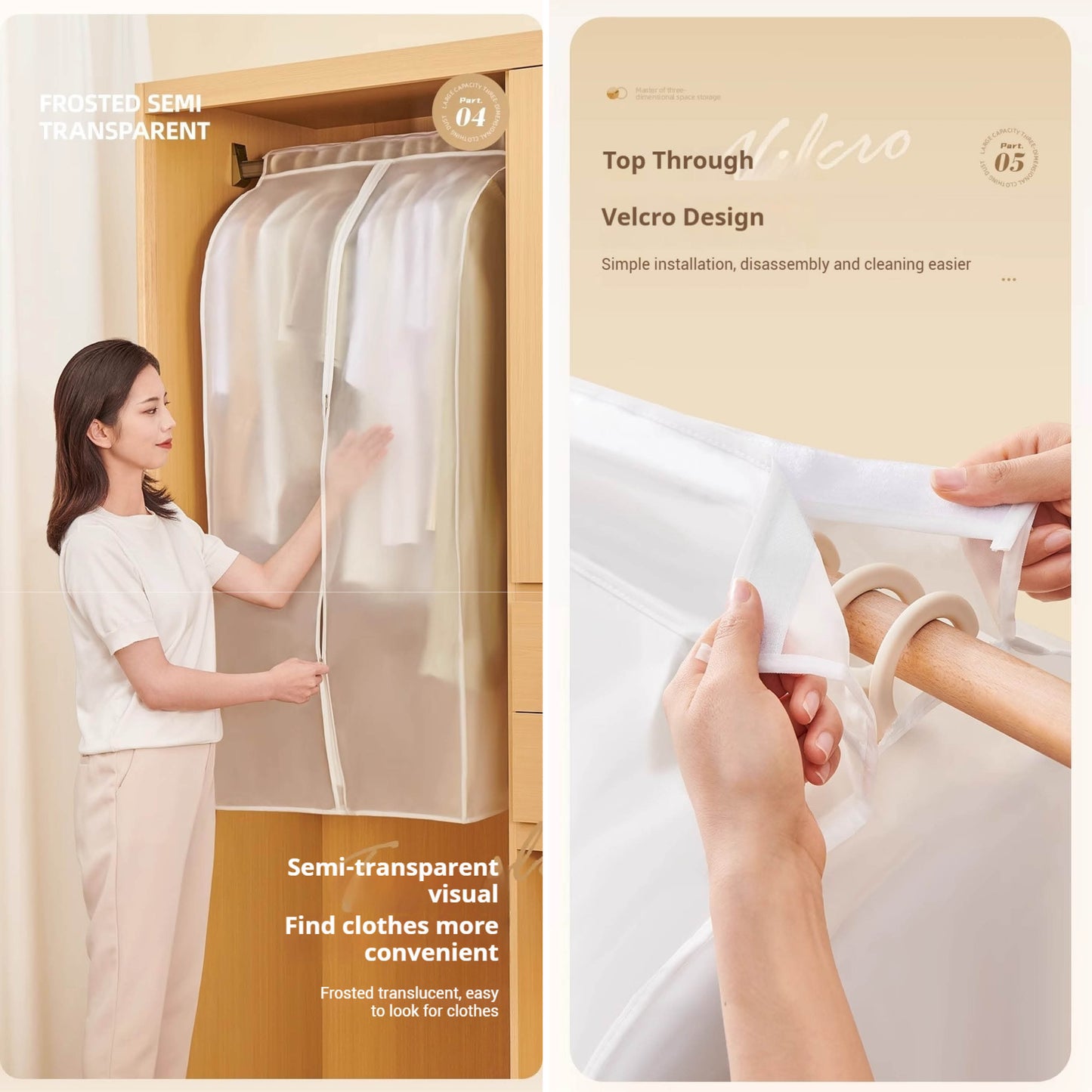 Ochranný vak na oblečení