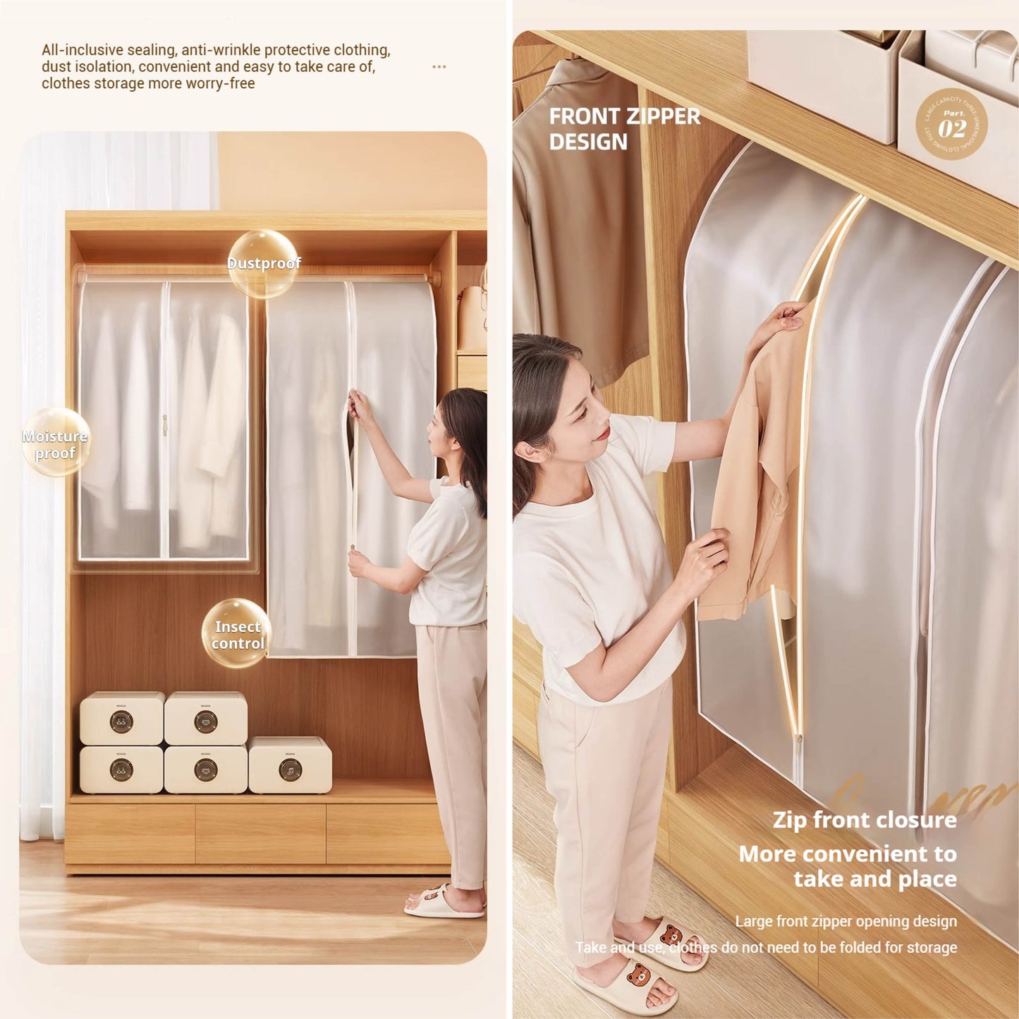 Ochranný vak na oblečení