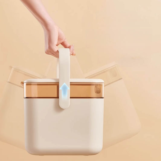 Dvoupatrový organizér na léky