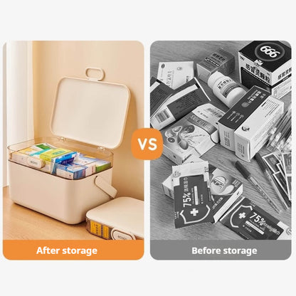 Dvoupatrový organizér na léky