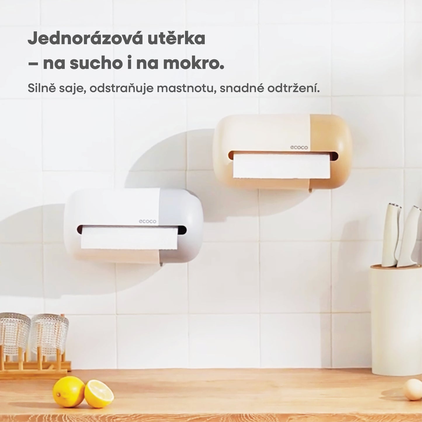 Jednorázová čistící utěrka 1 role