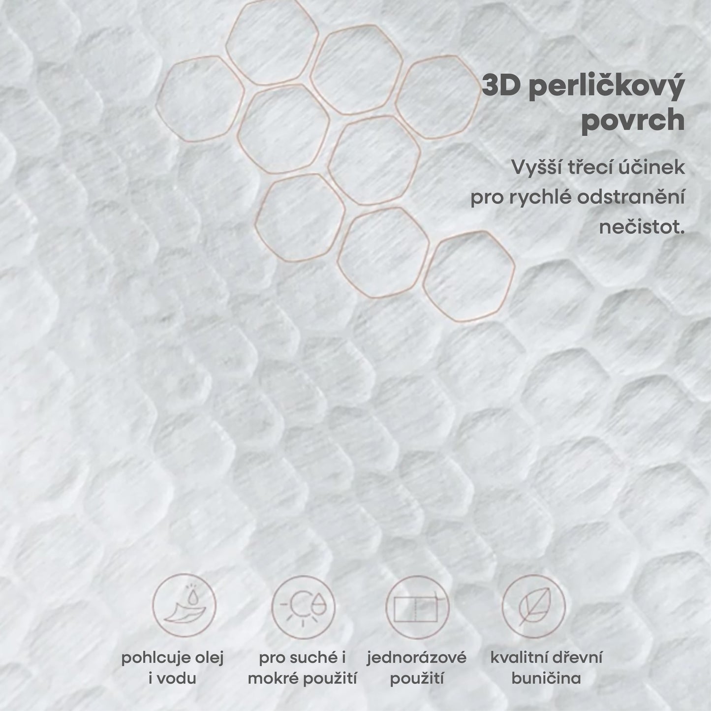 Jednorázová čistící utěrka 1 role