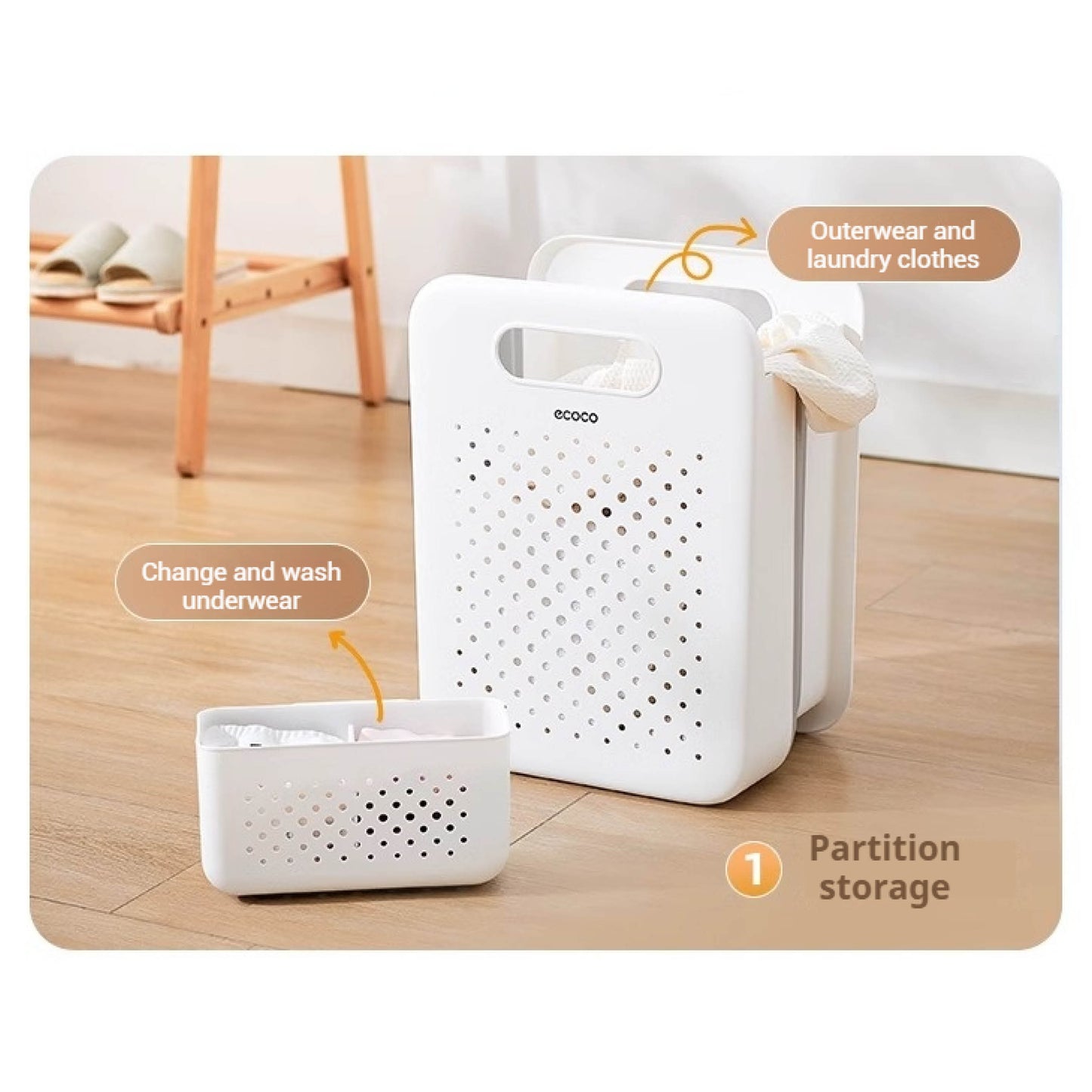 Koš na prádlo (kompletní sada)