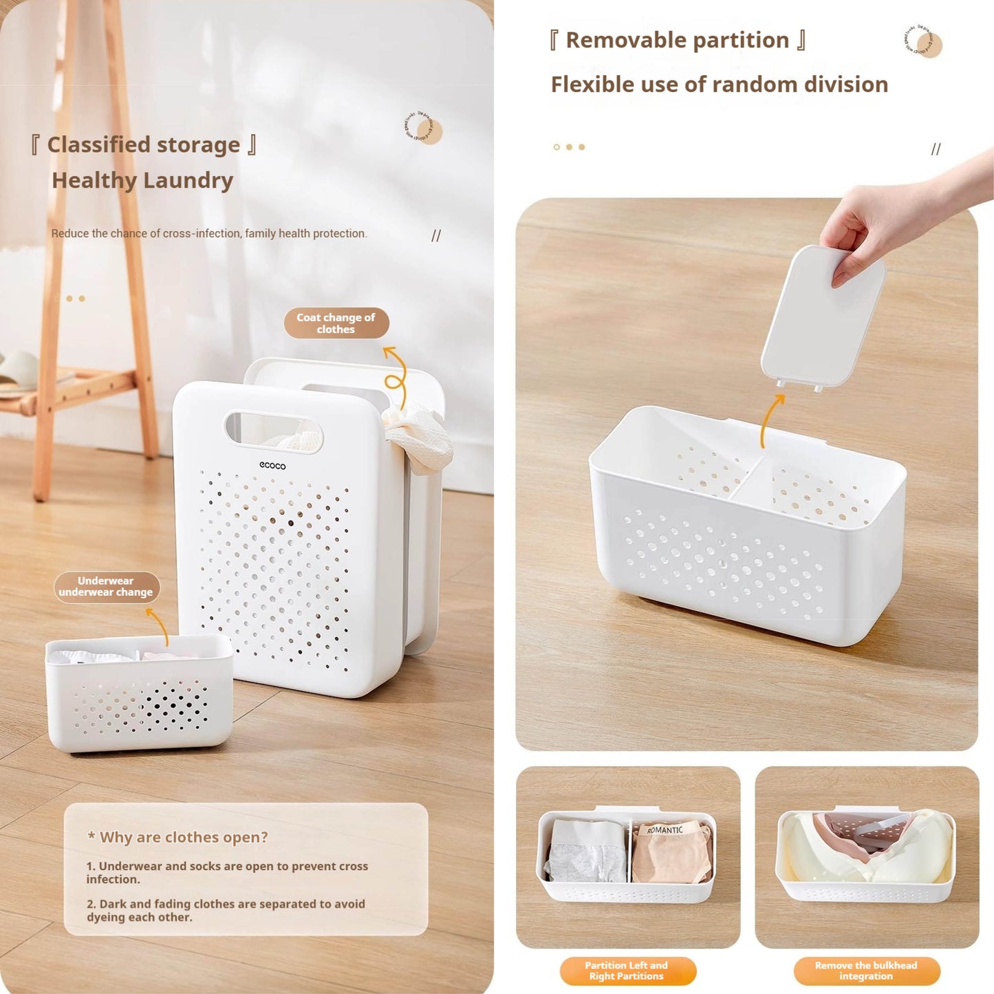 Koš na prádlo (kompletní sada)