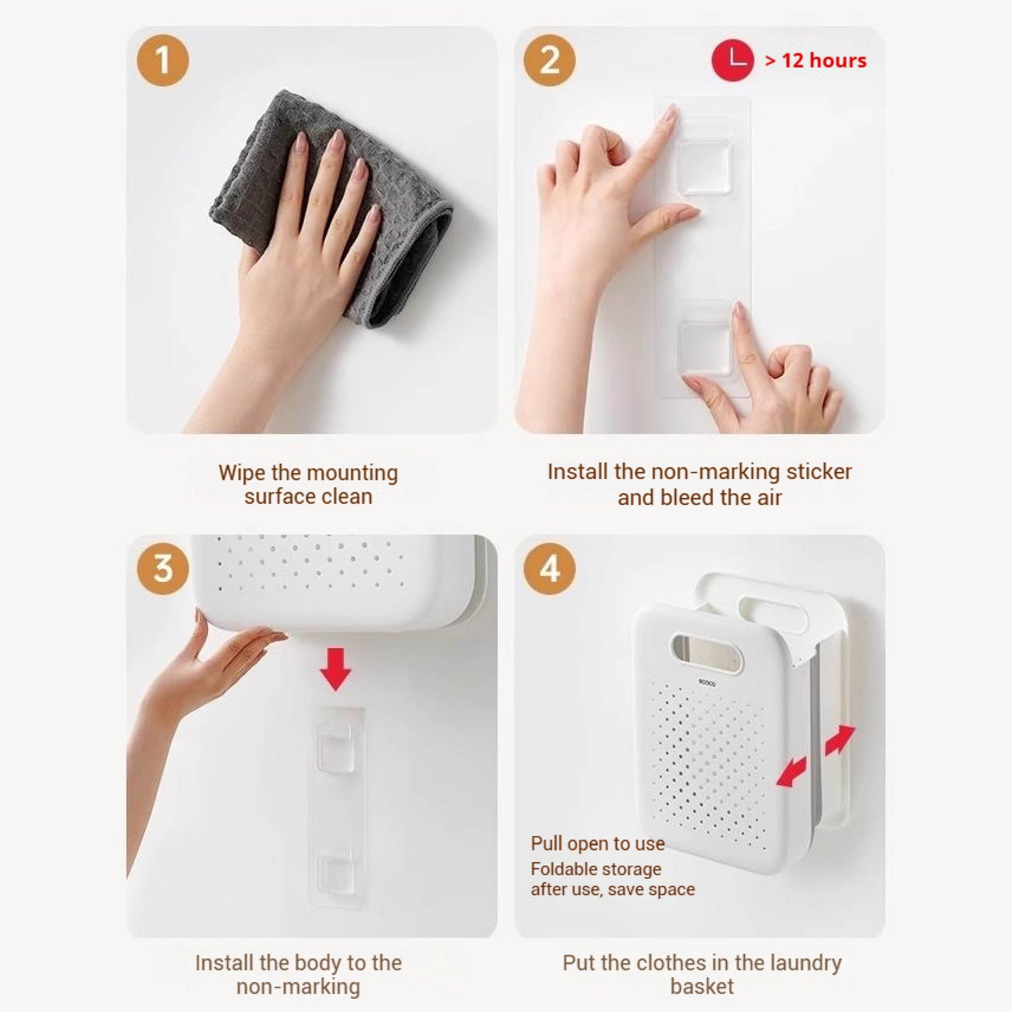 Koš na prádlo (kompletní sada)